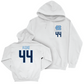 UNC Men's Soccer White Logo Hoodie   - Ali Alqaq