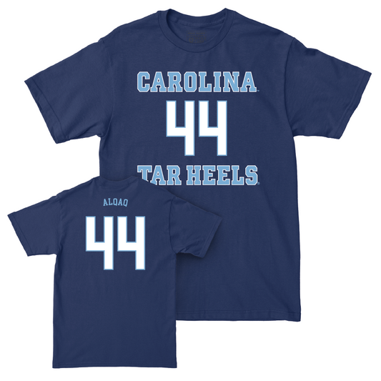 UNC Men's Soccer Sideline Navy Tee   - Ali Alqaq