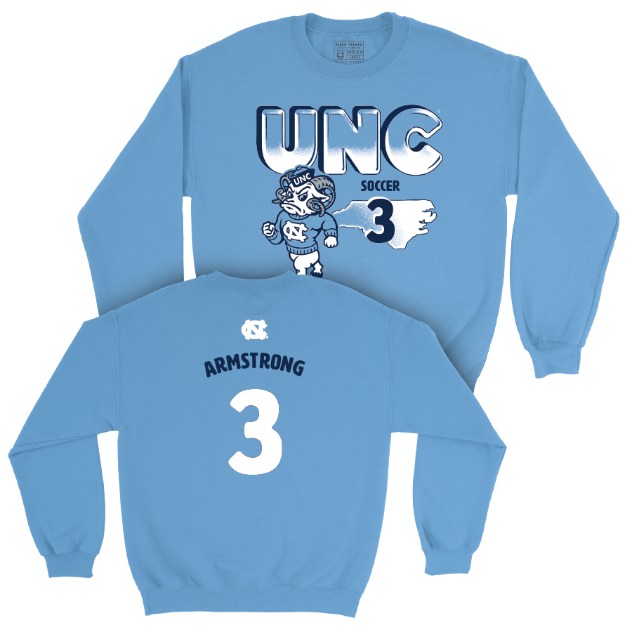 UNC Women's Soccer Mascot Carolina Blue Crew   - Trinity Armstrong