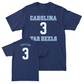 UNC Women's Soccer Sideline Navy Tee   - Trinity Armstrong