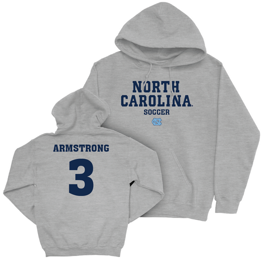 UNC Women's Soccer Sport Grey Staple Hoodie   - Trinity Armstrong