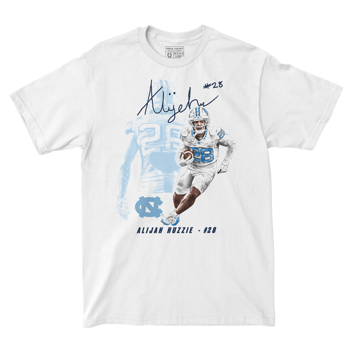 EXCLUSIVE RELEASE: Alijah Huzzie Portrait White Tee