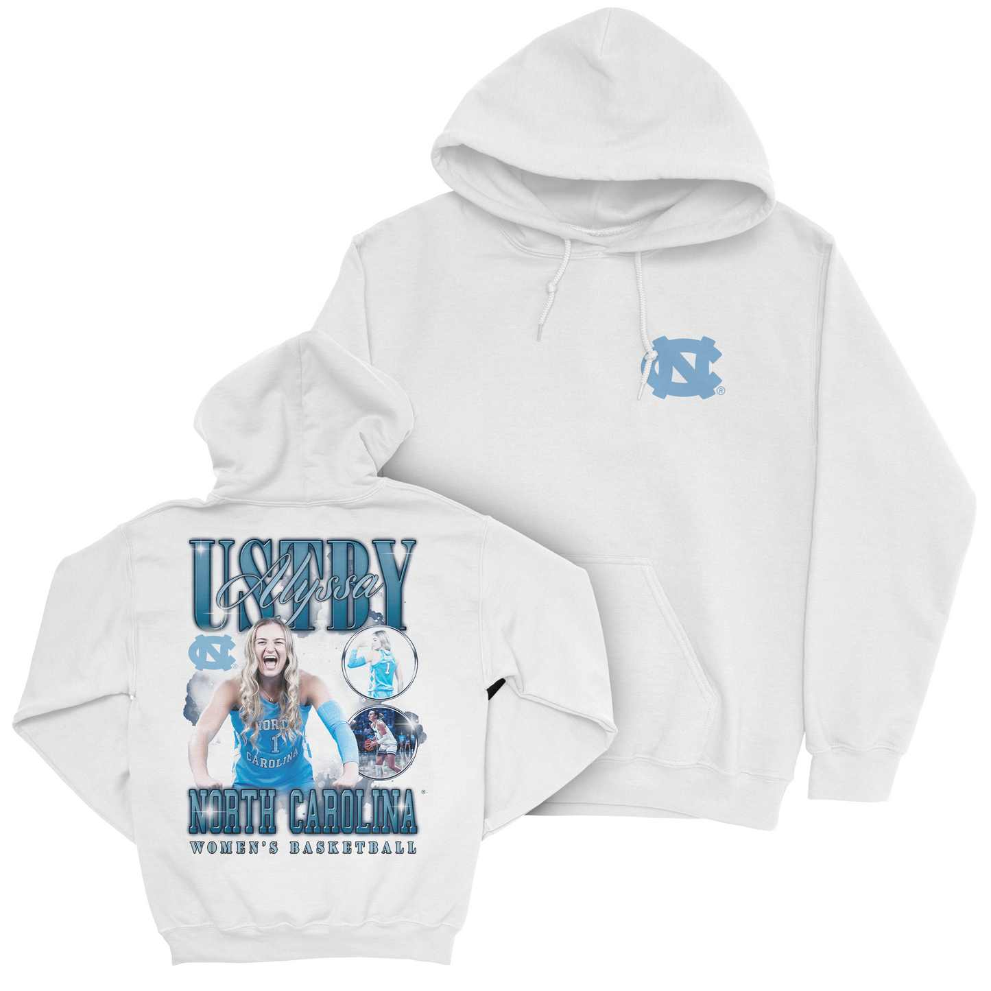 EXCLUSIVE RELEASE: Alyssa Ustby 90s Graphic White Hoodie