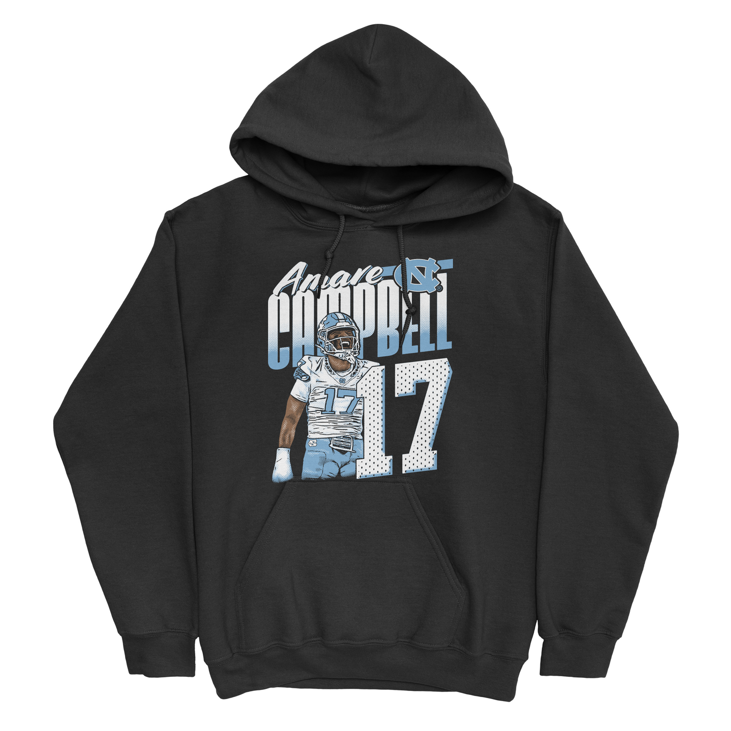 EXCLUSIVE RELEASE: Amare Campbell Cartoon Black Hoodie