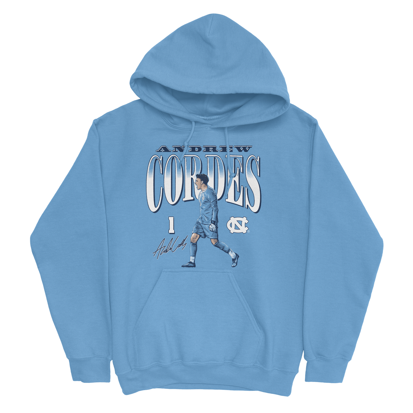 EXCLUSIVE RELEASE: Andrew Cordes Cartoon Light Blue Hoodie