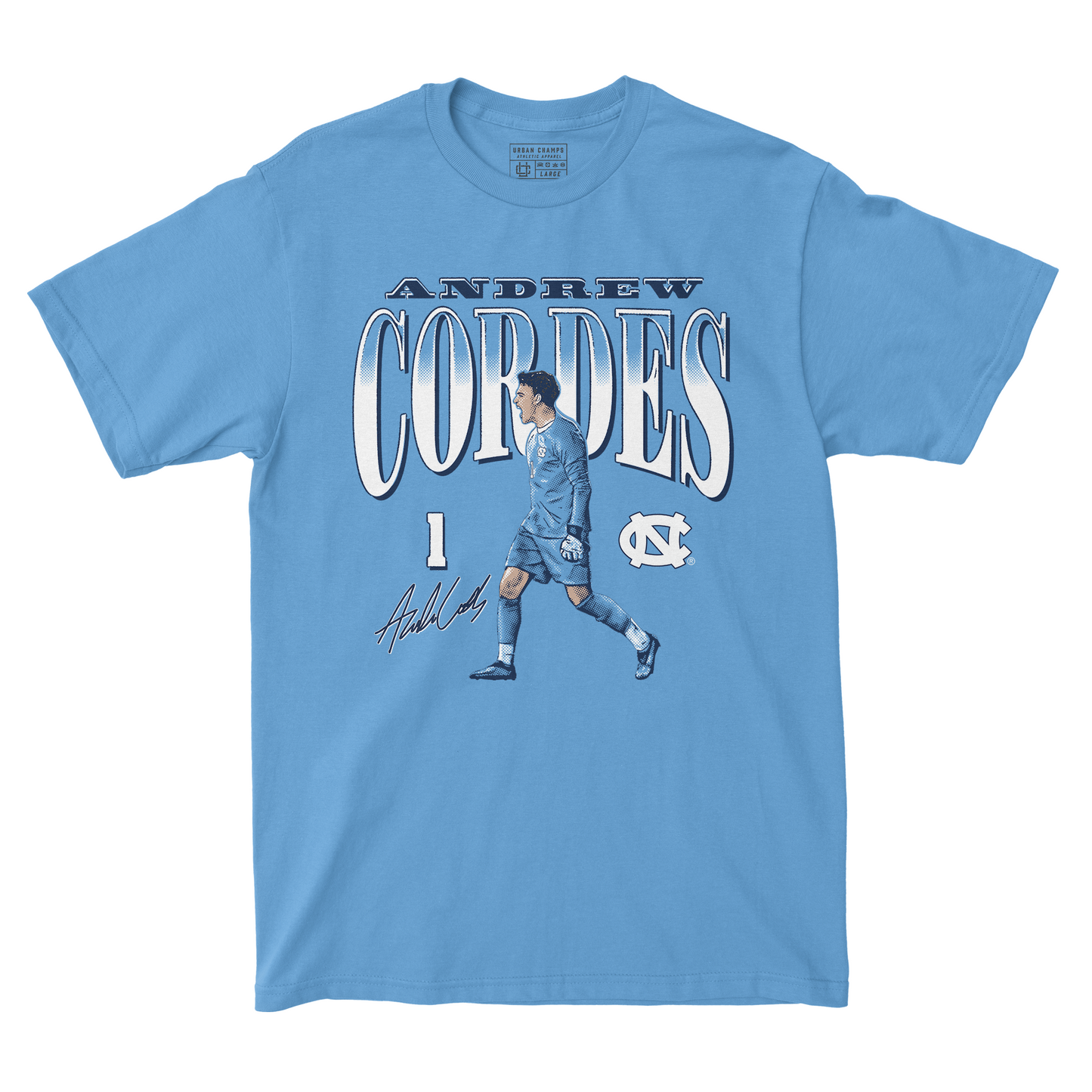 EXCLUSIVE RELEASE: Andrew Cordes Cartoon Light Blue Tee