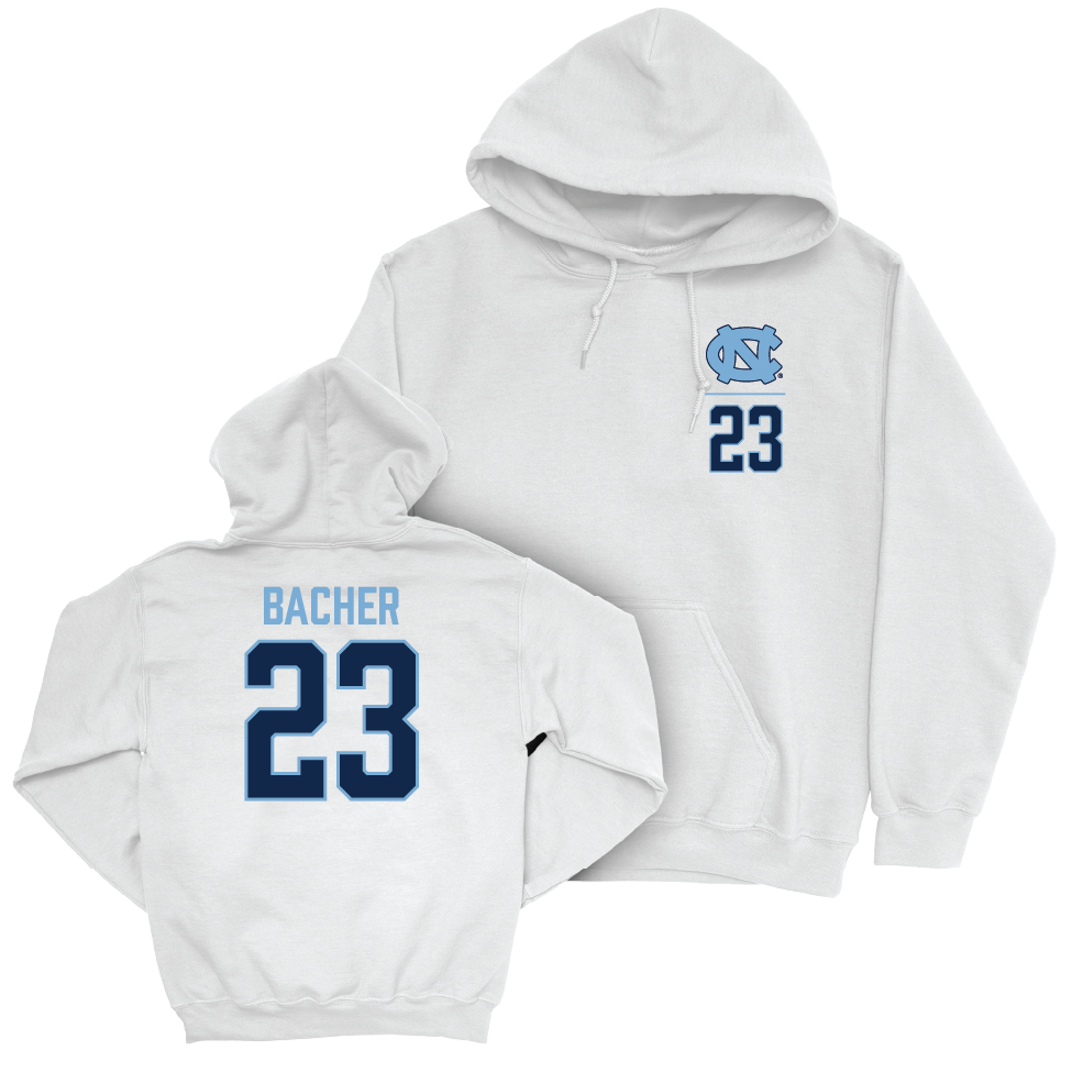 UNC Softball White Logo Hoodie   - Alexandra Bacher