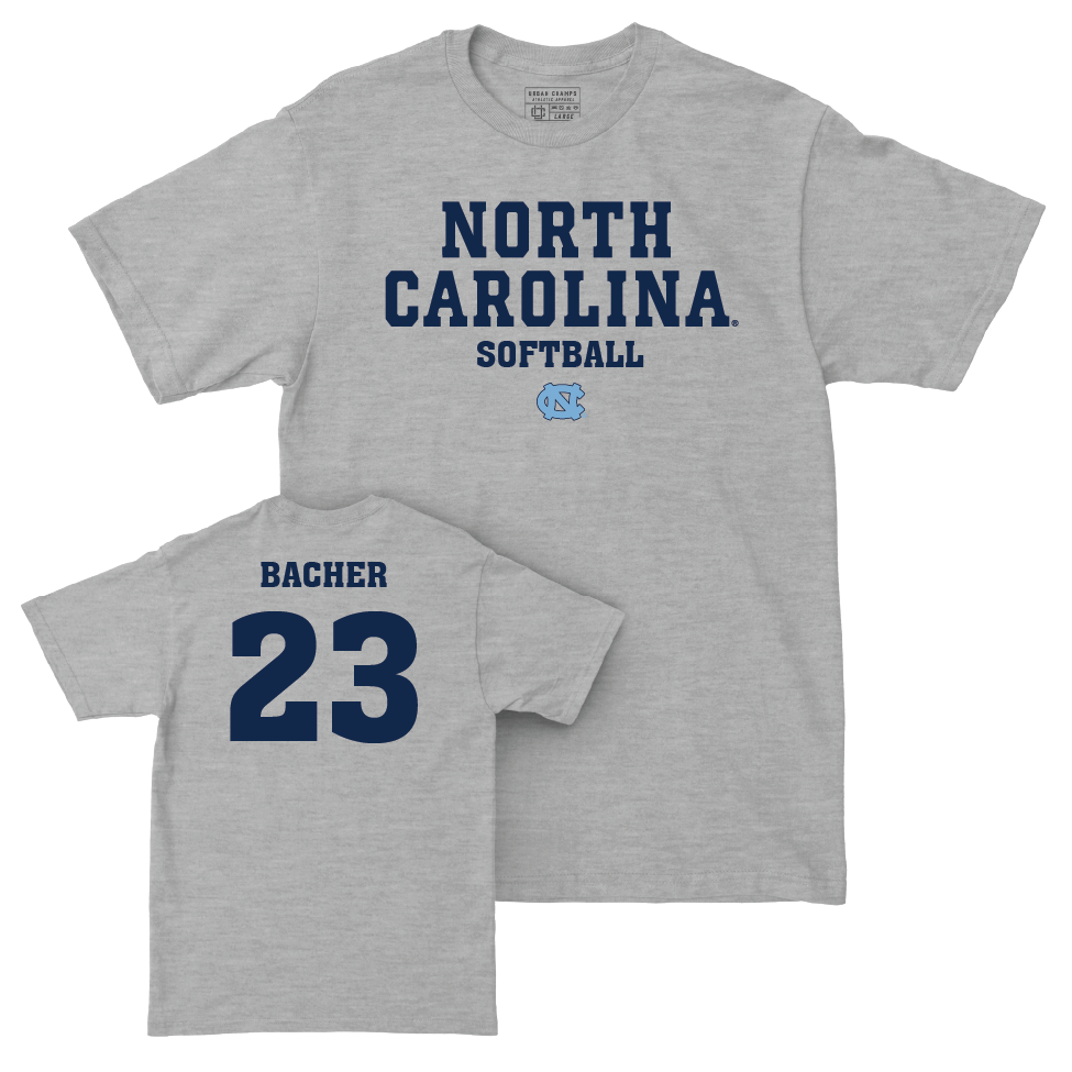 UNC Softball Sport Grey Staple Tee   - Alexandra Bacher