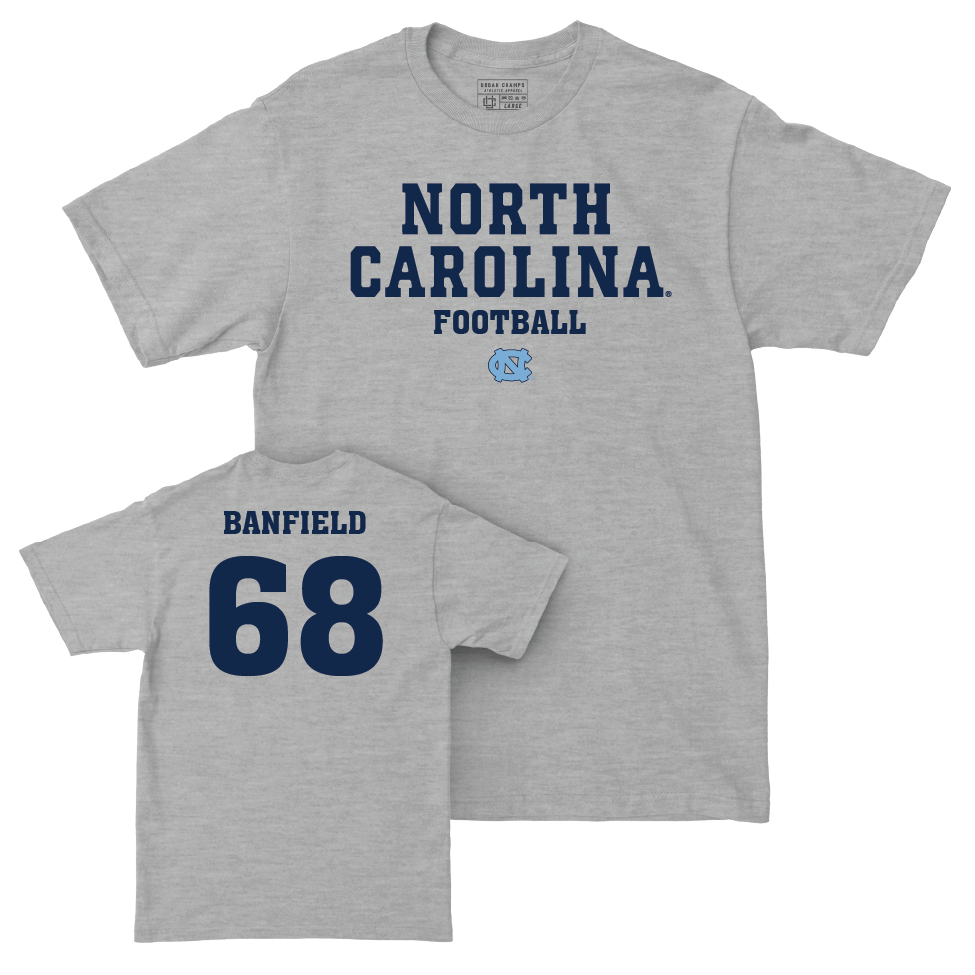 UNC Football Sport Grey Staple Tee   - Aidan Banfield