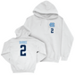 UNC Softball White Logo Hoodie   - Shelby Barbee