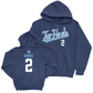 UNC Softball Navy Script Hoodie   - Shelby Barbee