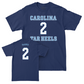 UNC Softball Sideline Navy Tee   - Shelby Barbee