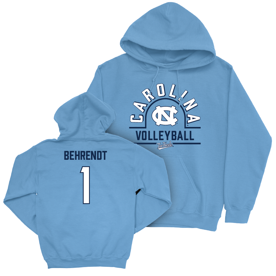 UNC Women's Volleyball Carolina Blue Classic Hoodie   - Zoe Behrendt