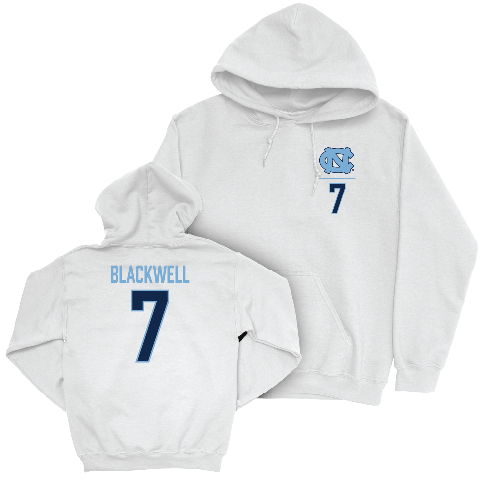 UNC Softball White Logo Hoodie   - Rayna Blackwell