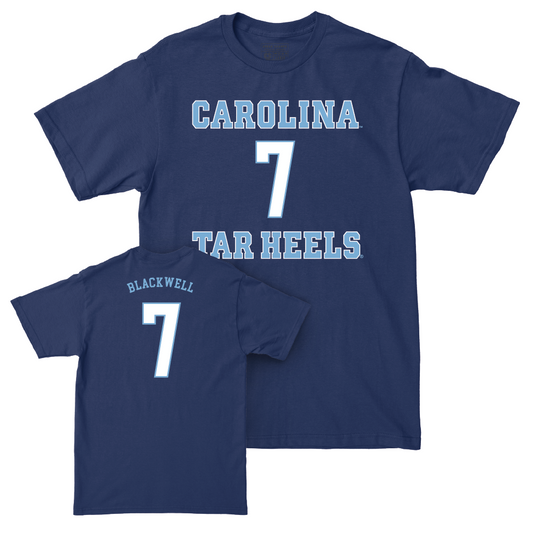 UNC Softball Sideline Navy Tee   - Rayna Blackwell