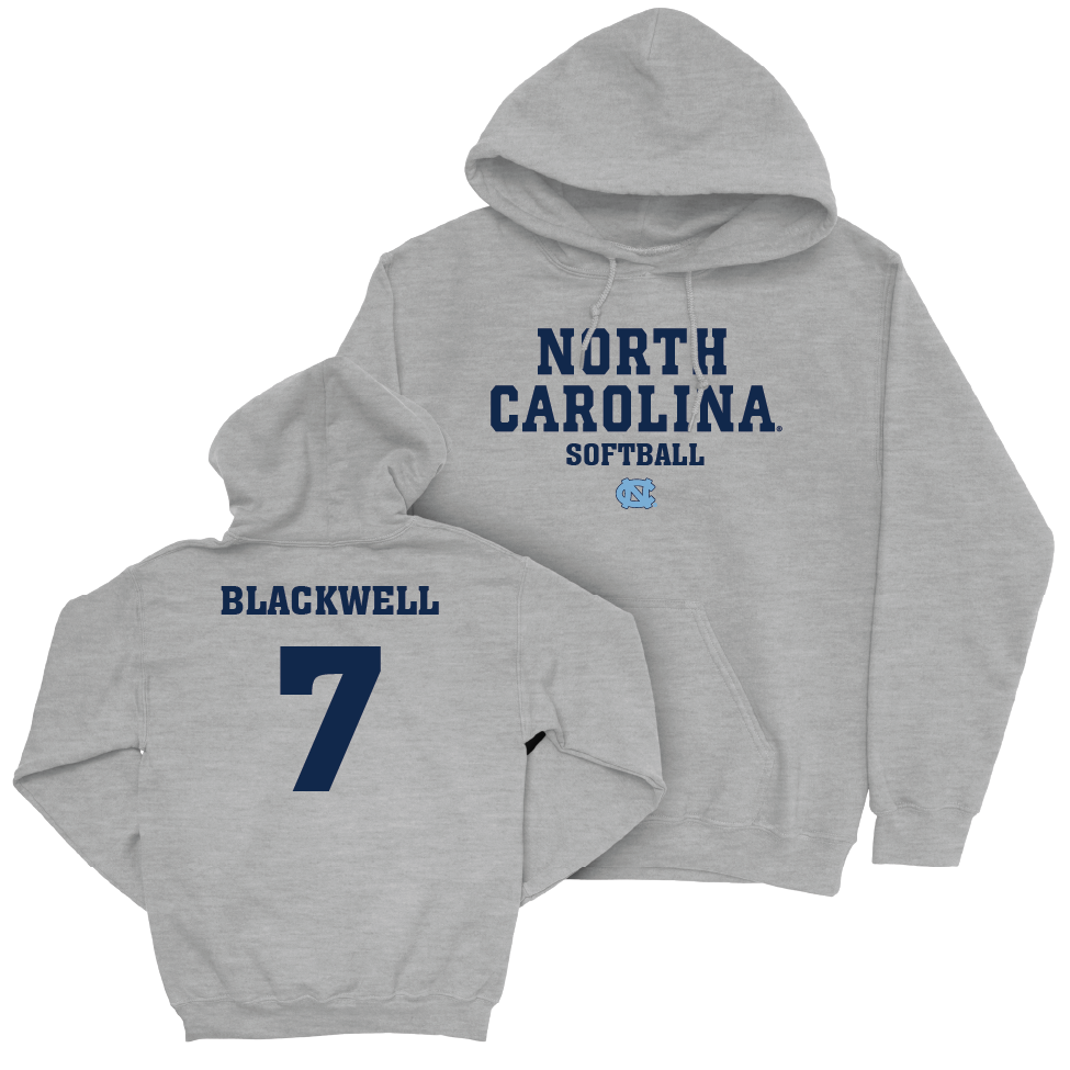 UNC Softball Sport Grey Staple Hoodie   - Rayna Blackwell