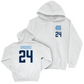 UNC Softball White Logo Hoodie  - Skyler Brooks
