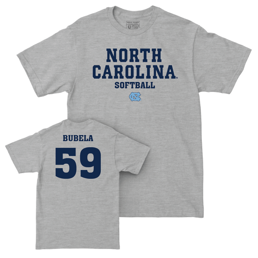 UNC Softball Sport Grey Staple Tee  - Kate Bubela