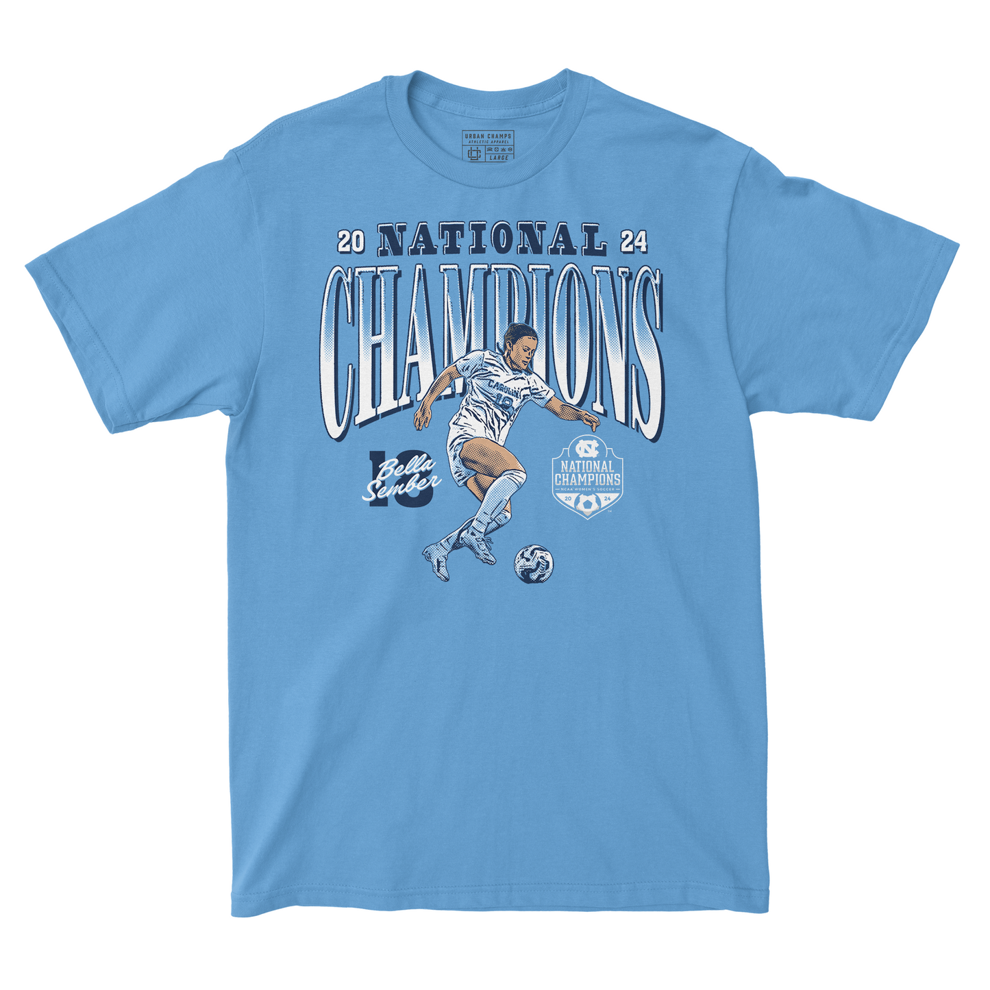 EXCLUSIVE RELEASE: Bella Sember National Champions Light Blue Tee