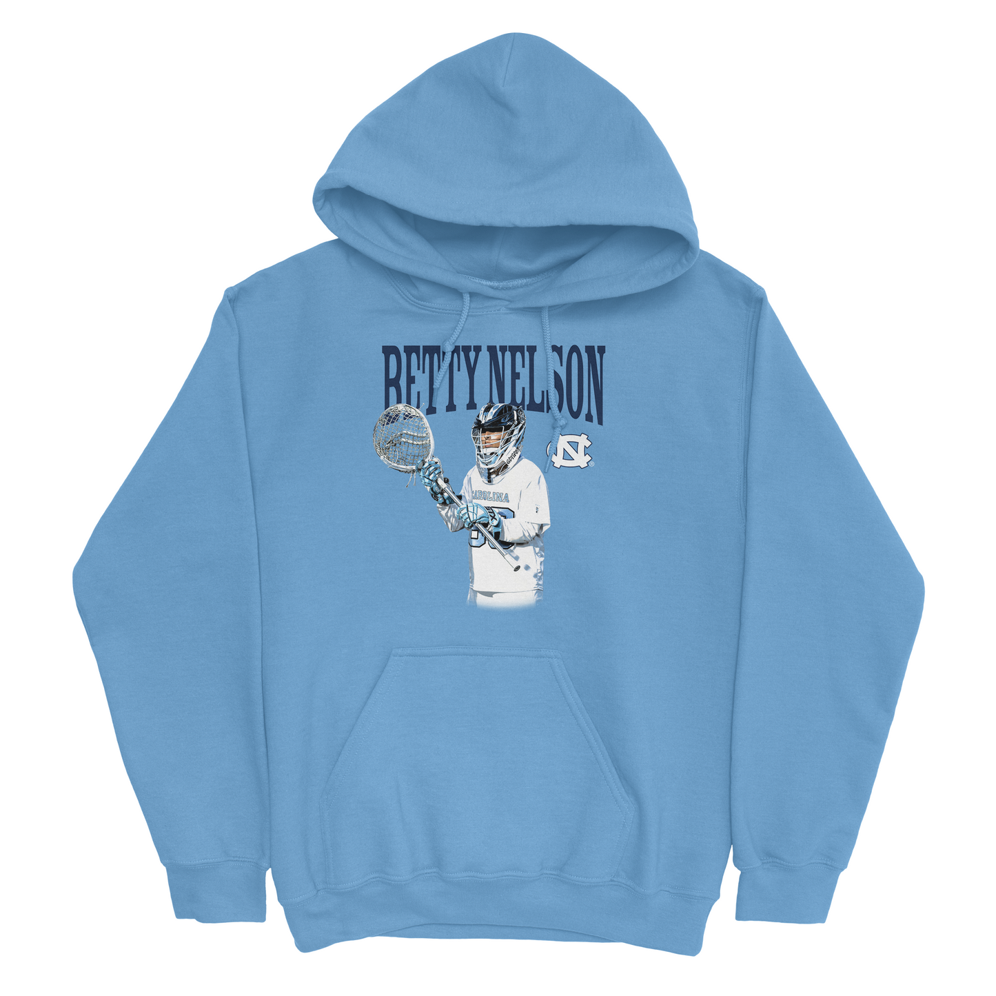 EXCLUSIVE RELEASE: Betty Nelson Portrait Carolina Blue Hoodie
