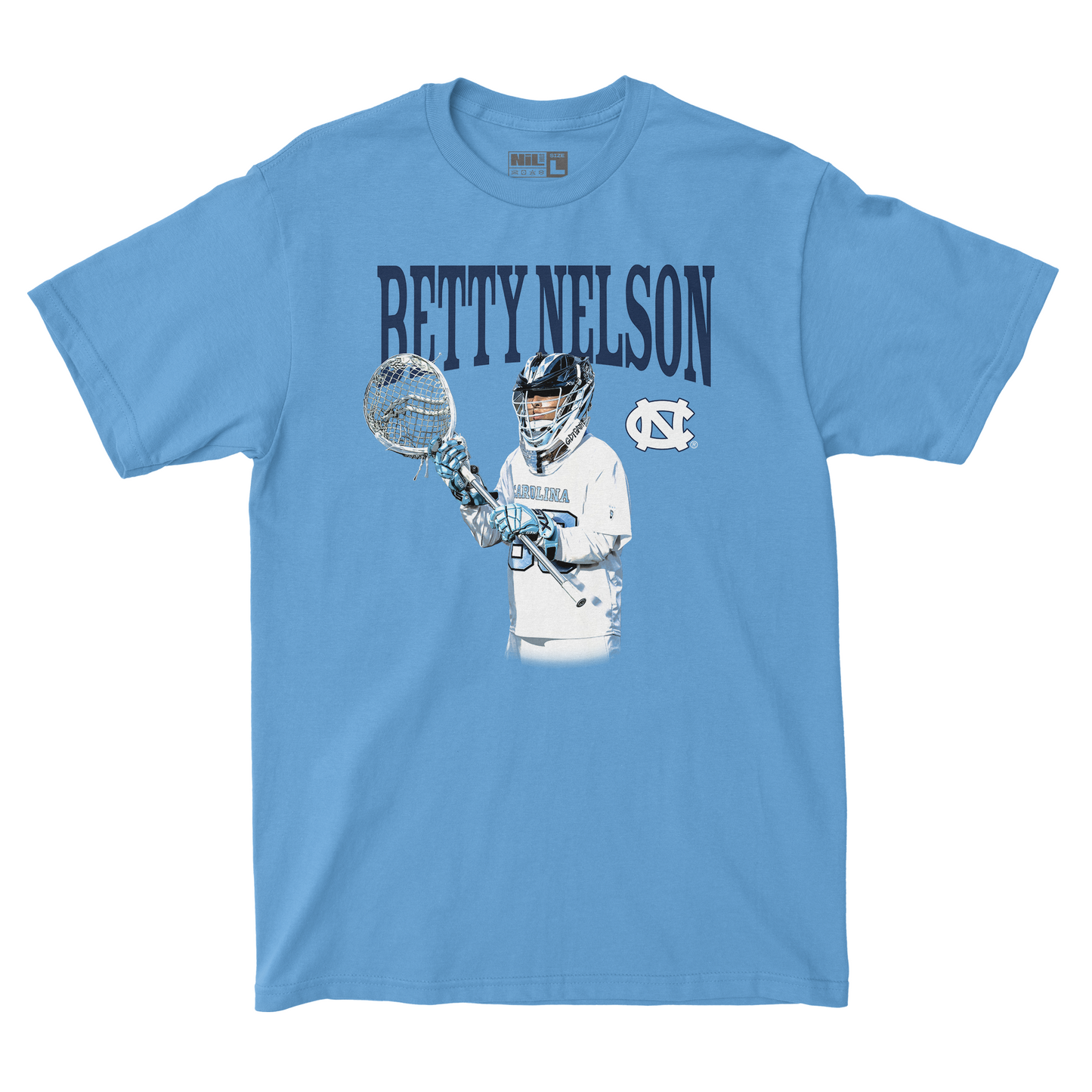 EXCLUSIVE RELEASE: Betty Nelson Portrait Carolina Blue Tee