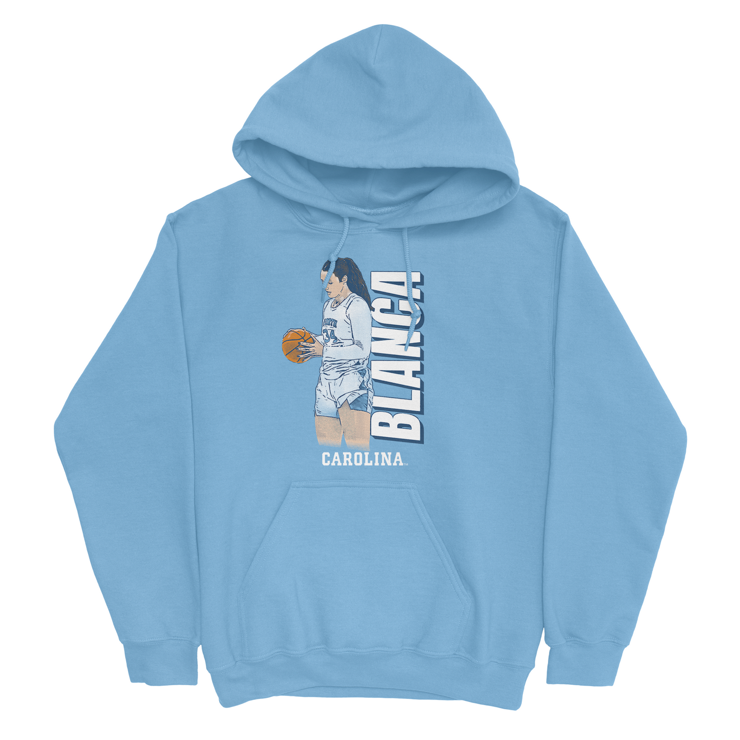 EXCLUSIVE RELEASE: Blanca Thomas Illustrated Light Blue Hoodie