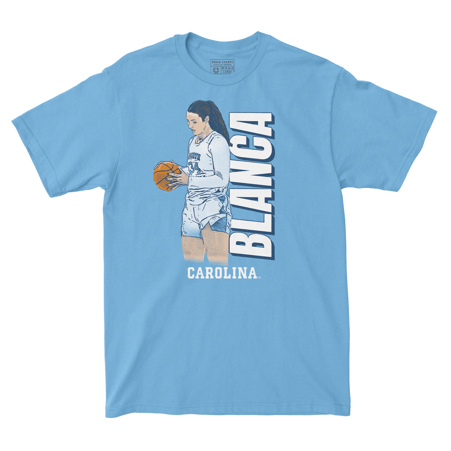 EXCLUSIVE RELEASE: Blanca Thomas Illustrated Light Blue Tee