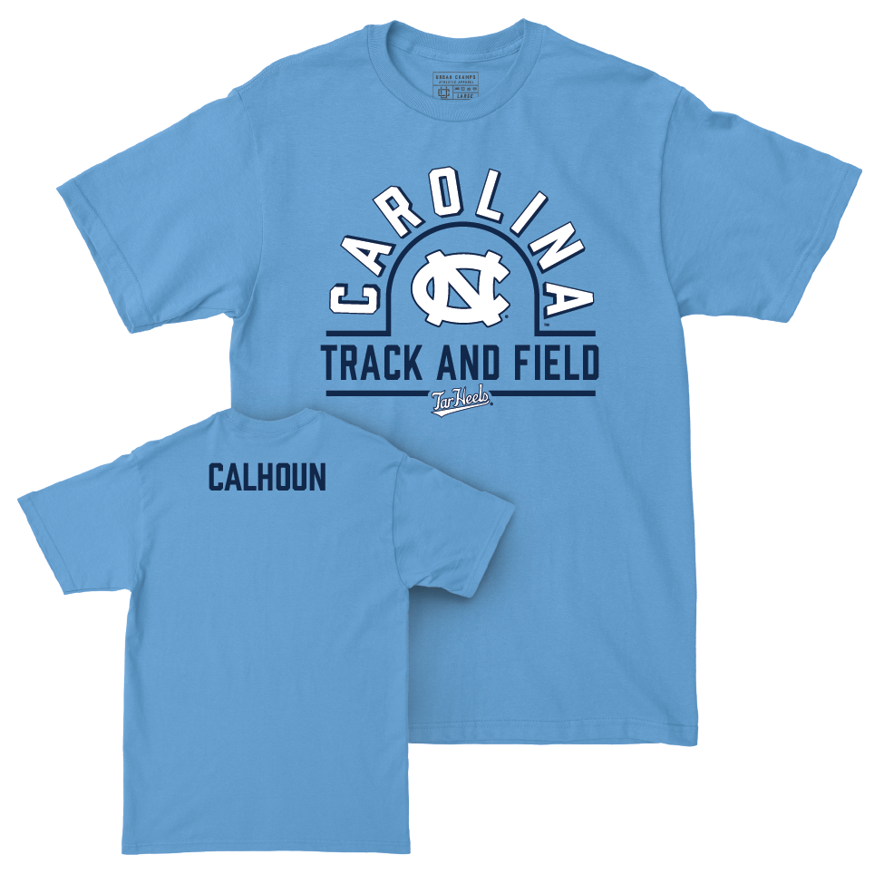 UNC Men's Track & Field Carolina Blue Classic Tee  - Donovan Calhoun