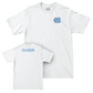 UNC Men's Track & Field White Logo Comfort Colors Tee  - Donovan Calhoun