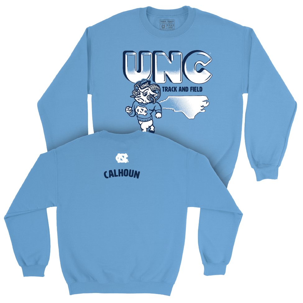 UNC Men's Track & Field Mascot Carolina Blue Crew  - Donovan Calhoun