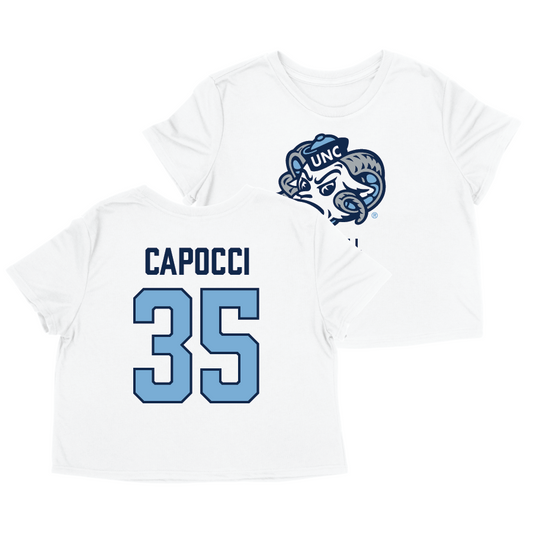 UNC Baseball Crop Top - Francesco Capocci | #35