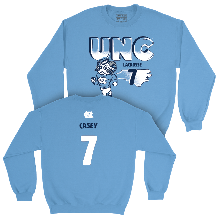 UNC Women's Lacrosse Mascot Carolina Blue Crew  - Reilly Casey