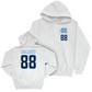 UNC Men's Lacrosse White Logo Hoodie  - Chase Cellucci