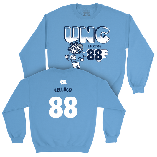 UNC Men's Lacrosse Mascot Carolina Blue Crew  - Chase Cellucci