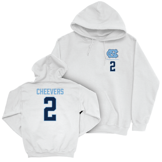 UNC Men's Soccer White Logo Hoodie   - Scott Cheevers