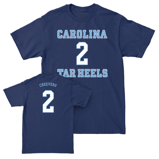 UNC Men's Soccer Sideline Navy Tee   - Scott Cheevers