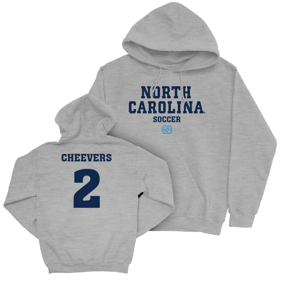 UNC Men's Soccer Sport Grey Staple Hoodie   - Scott Cheevers