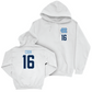 UNC Baseball White Logo Hoodie  - Casey Cook