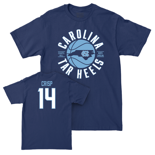 UNC Women's Basketball Navy Tee   - Trayanna Crisp