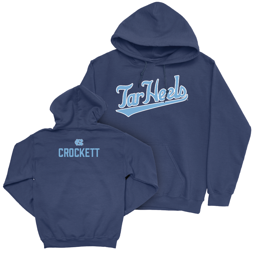 UNC Men's Track & Field Navy Script Hoodie  - Patrick Crockett