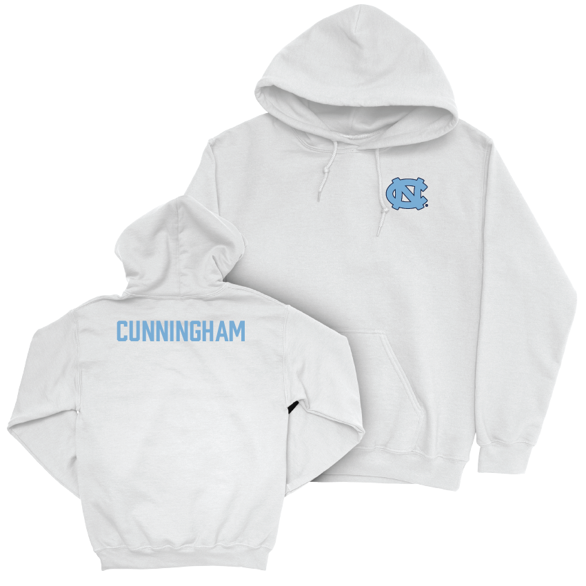 UNC Women's Rowing White Logo Hoodie  - Cara Cunningham