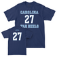 UNC Men's Soccer Sideline Navy Tee  - Andrew Czech