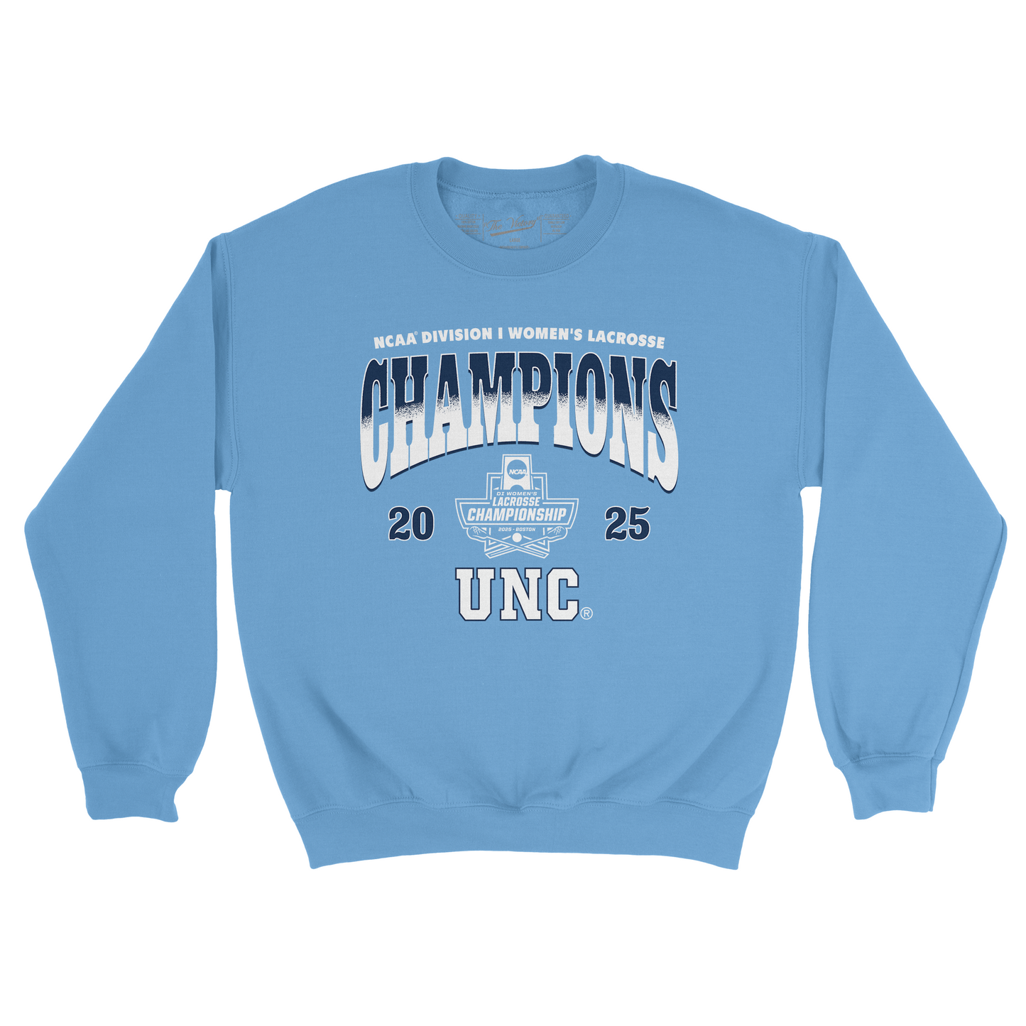 UNC Women's Lacrosse 2025 NCAA National Champions Crew by Retro Brand