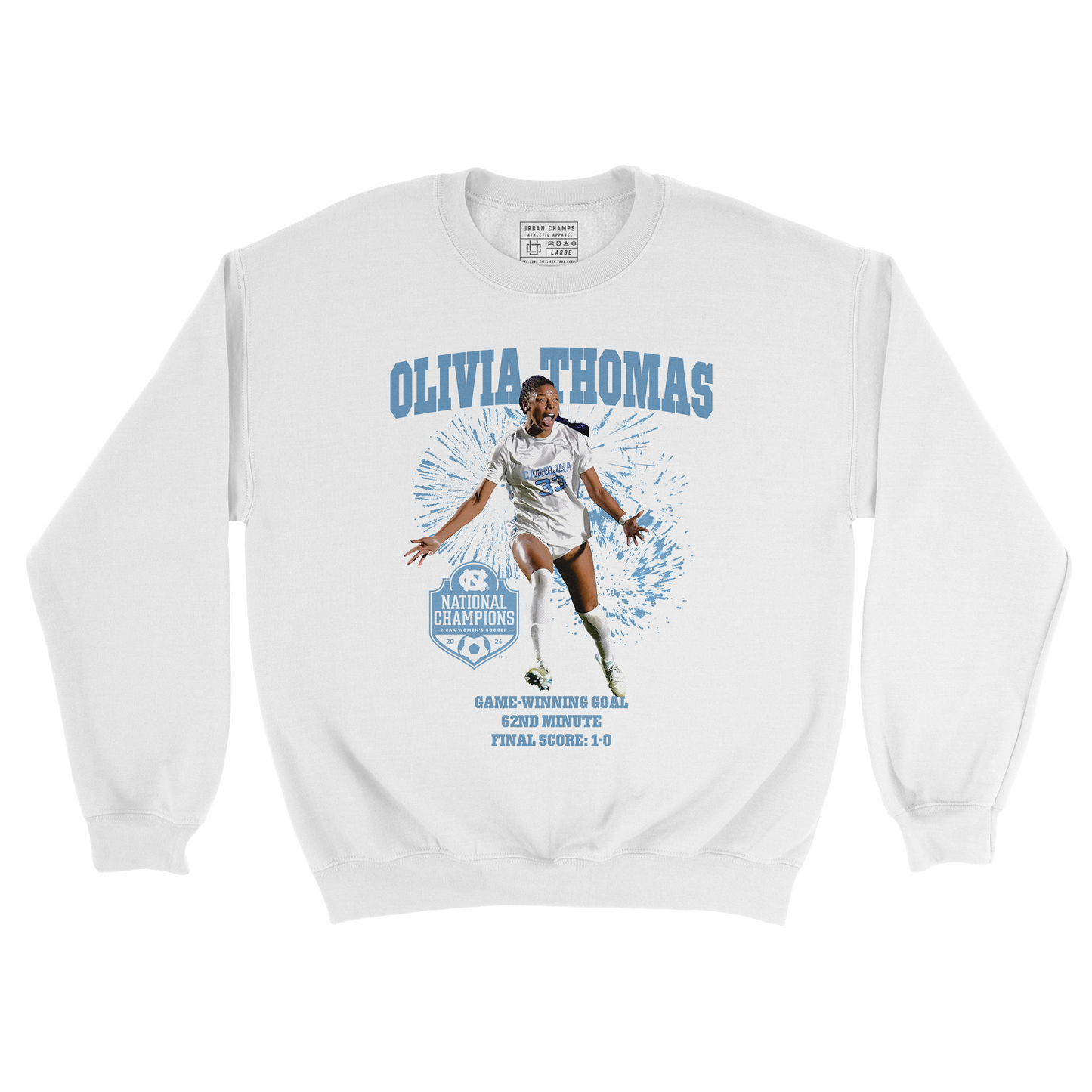 EXCLUSIVE RELEASE: Olivia Thomas Game Winner White Crew