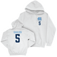 UNC Women's Soccer White Logo Hoodie  - Maddie Dahlien