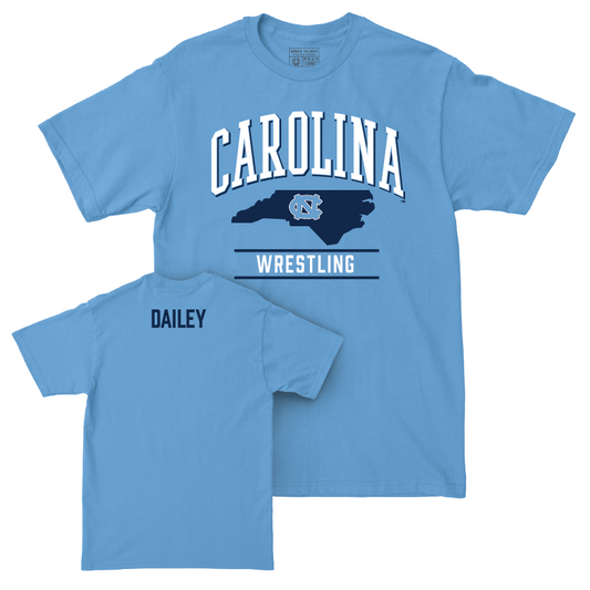 UNC Wrestling Carolina Blue Arch Tee   - Jake Dailey