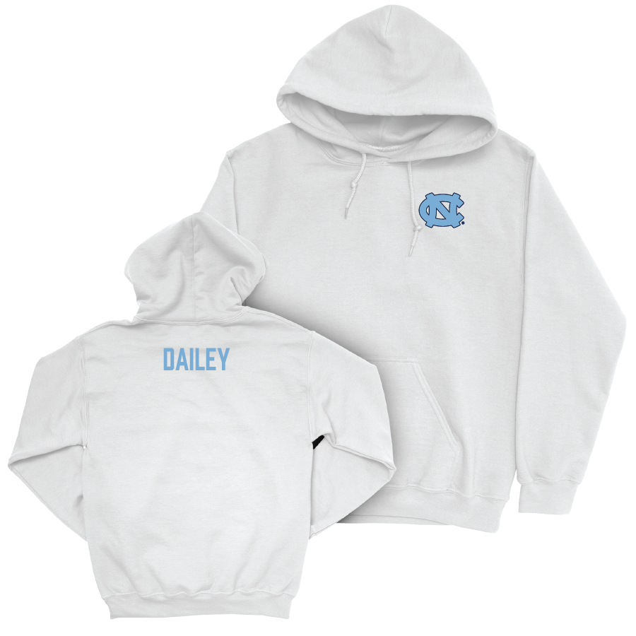 UNC Wrestling White Logo Hoodie   - Jake Dailey