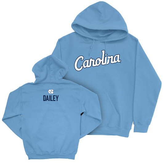 UNC Wrestling Carolina Blue Script Hoodie   - Jake Dailey