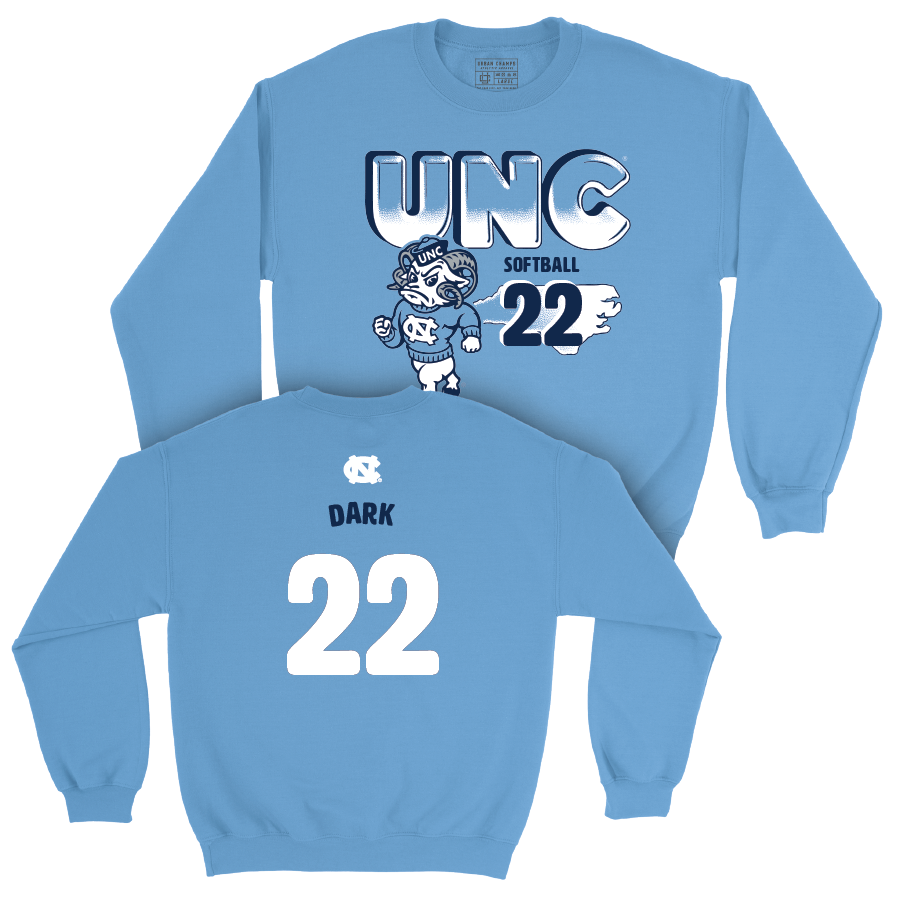 UNC Softball Mascot Carolina Blue Crew  - Kenna Dark