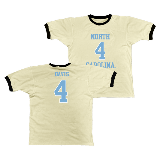 UNC Retro Ringer Tee - RJ Davis